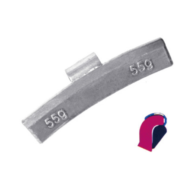 Pesi ruota a clip Pb per cerchio in lega-EW-5103